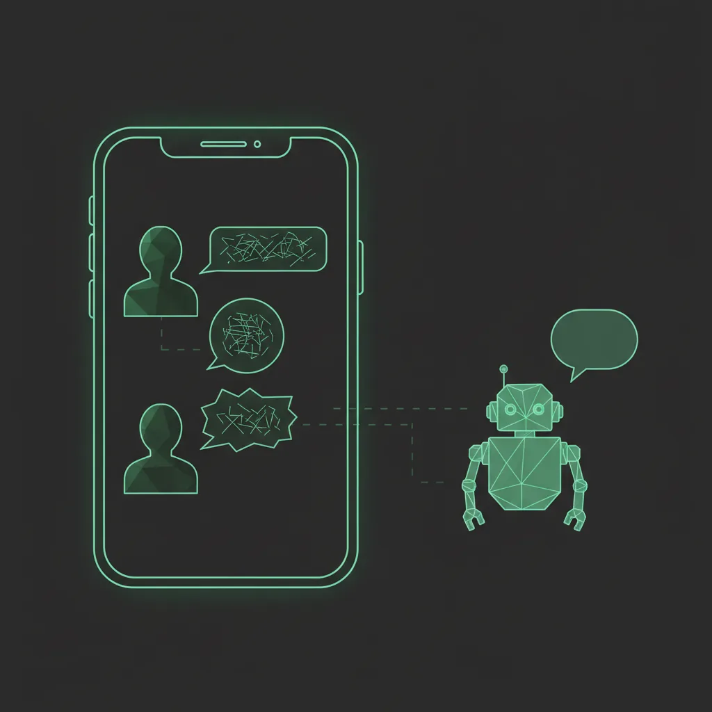 Ein ChatGPT-Bot im Gruppenchat: physisch anwesend, aber nicht Teil des Teams